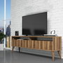 Hanah Home Best 2 - Mueble de TV Nogal